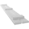 Ekena Millwork Americraft 2-Board, 3 Batten Exterior Real Wood Spaced Board-n-Batten Shutters, ARW401SB207X37WHH, PR ARW401SB207X37WHH - alternate 9